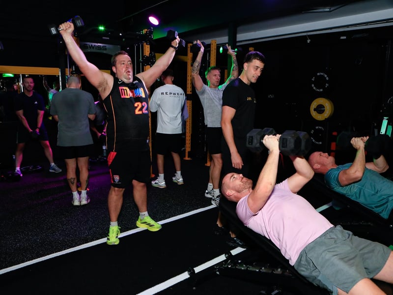 The Opening of Hard Work Works Gym in Ballinaska Business Park on Sunday morning. (Photo - Tom Heaney, nwpresspics)
