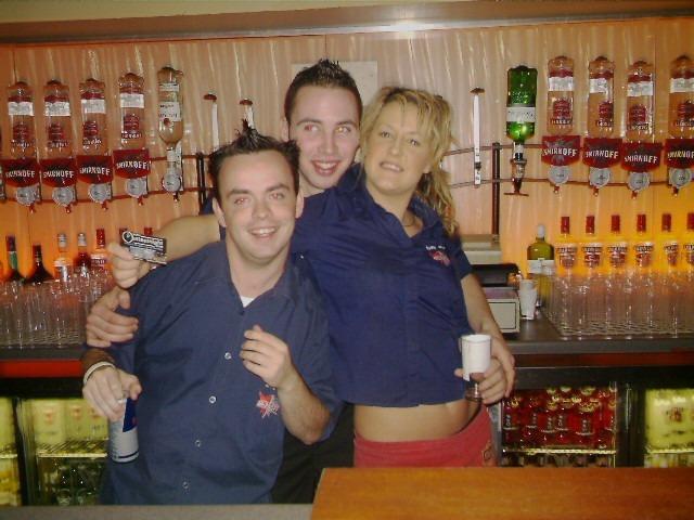 Revellers enjoying a night out in Sugar nightclub in late October, 2005.