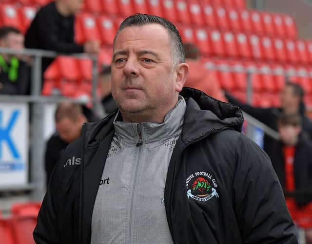 Institute manager Brian Donaghey is looking forward to Saturday's encounter at Warrenpoint Town.