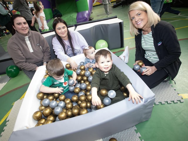 Fun and games at Saturday's Feile Springtime Shenanigans at Pilot's Row Centre, Derry. : .