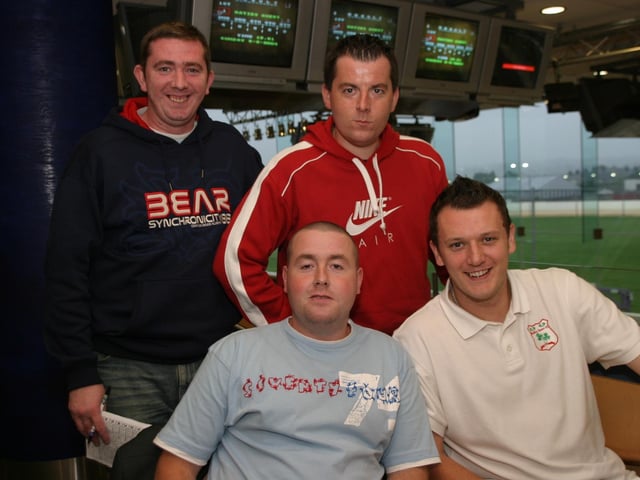 Enjoying the Lifford Races in the late summer of 2004.