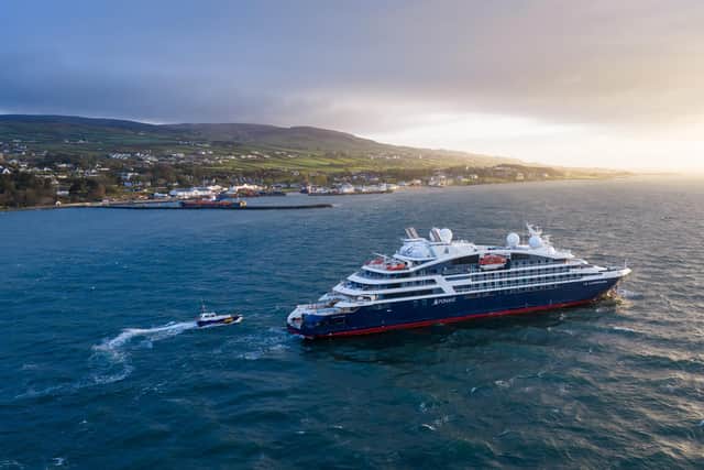 First cruise ship of the season Le Lapérouse, which had its inaugural call earlier this year.