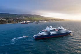 First cruise ship of the season Le Lapérouse, which had its inaugural call earlier this year.