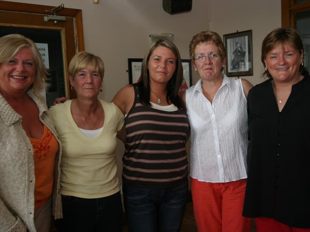 Lisa Colby out for a few drinks with friends and family.