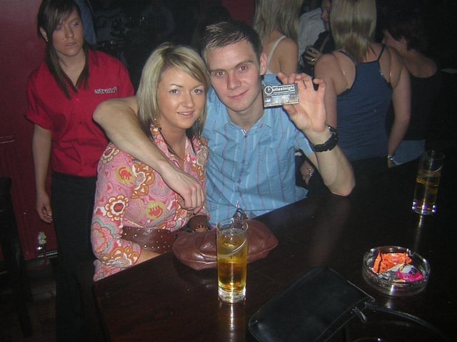 Locals having a good time at Derry's nightlife spots back in November 2005.
