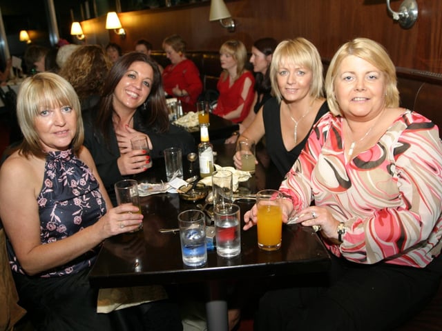 Christmas parties in Derry in December 2003.