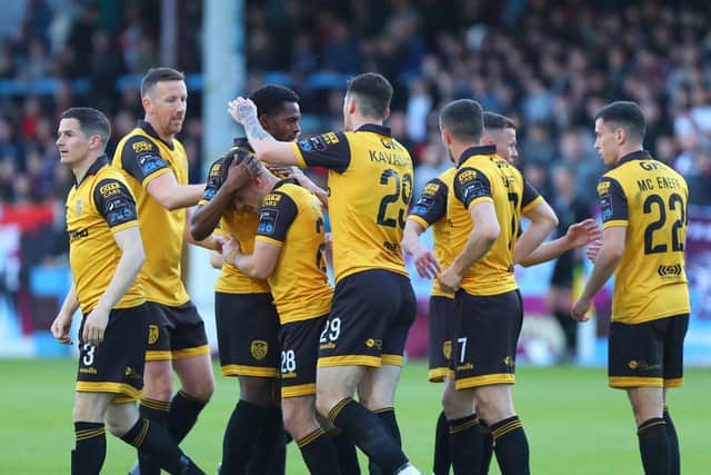 Derry City clinch European football with victory in Cork.