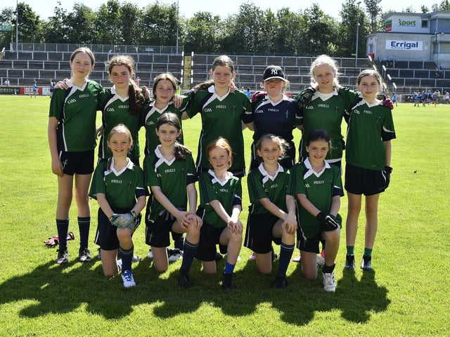 Cumann na mBunscol Doire Girls Championship Finals Day at Celtic Park: Good Shepherd Primary School. Photo: George Sweeney