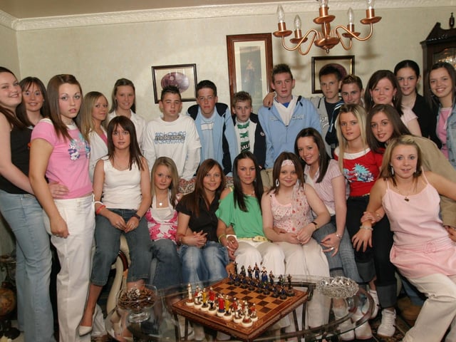 Party celebrations back in June 2004.