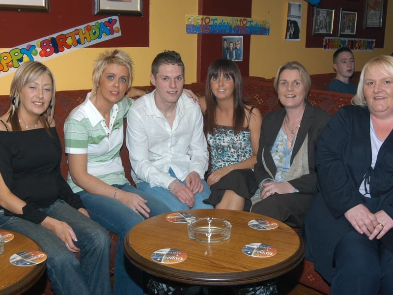 Parties and celebrations back in November 2004: Conor.