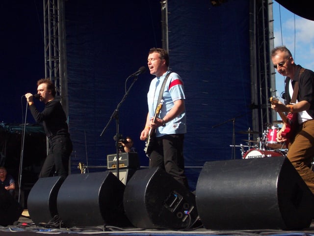Festival goers and performers at the unforgettable Earth festival at Prehen Playing Fields in August 2002.