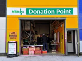 The Foyle Foodbank’s donation point in Springtown Industrial Estate. Photo: George Sweeney. DER2250GS – 31