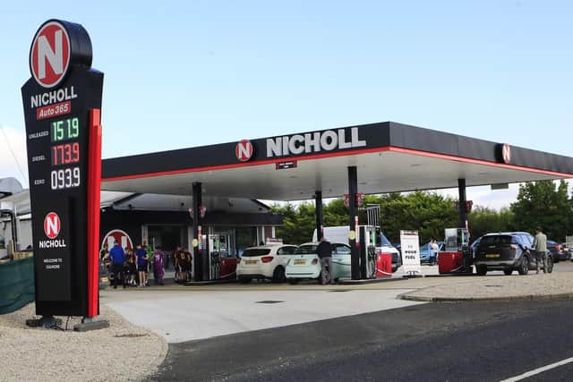 The new forecourt. (Photo - Tom Heaney, nwpresspics)