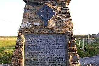 The monument to the date on the north coast of Islay.