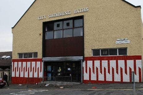 The City Swimming Baths at William Street. (2104MMwilliamstreet)