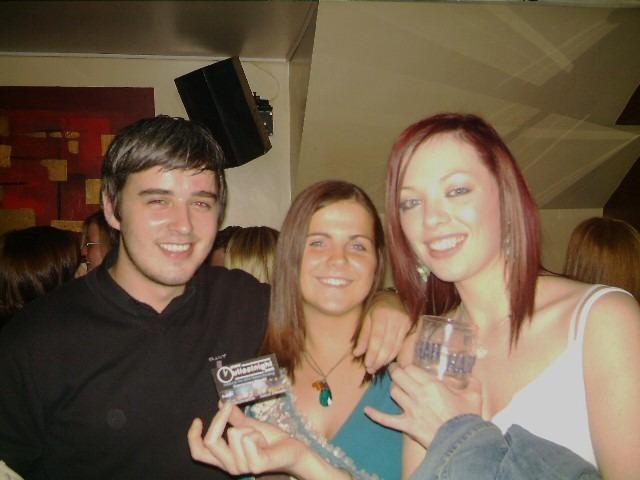 Derry people partying in pubs in the city in August 2005.
