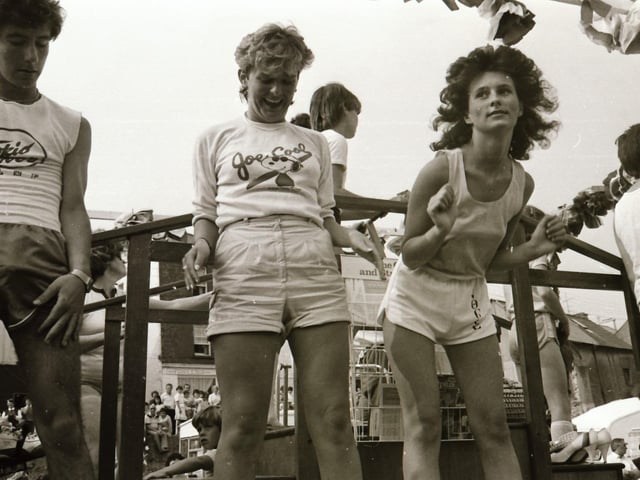 Scenes from festivals in Clonmany, Letterkenny and Derry back in August 1984.