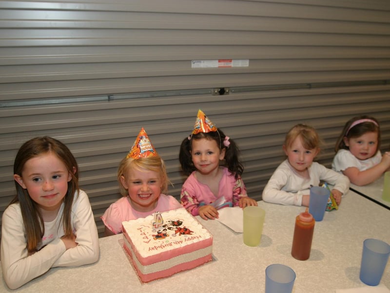 Parties and celebrations back in 2004: Abbie Hillen.