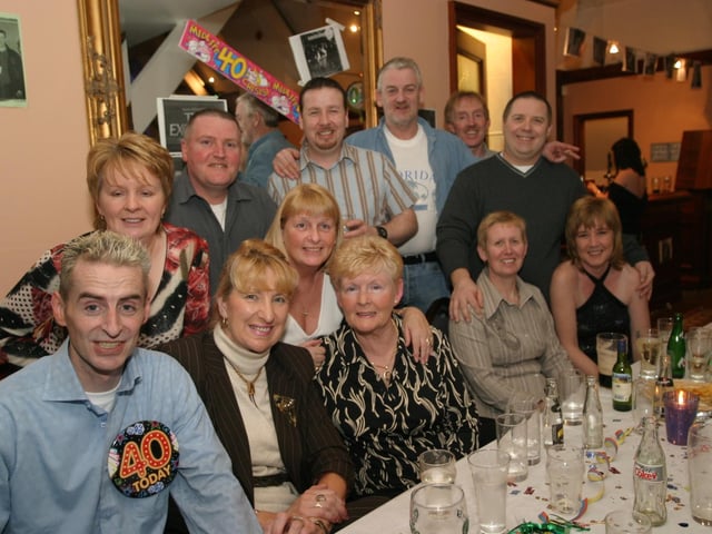 Party celebrations back in 2004: Paul Rooney.