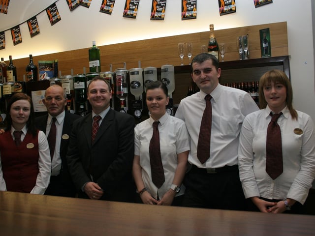 Enjoying a night at the Millennium Forum in April 2005.