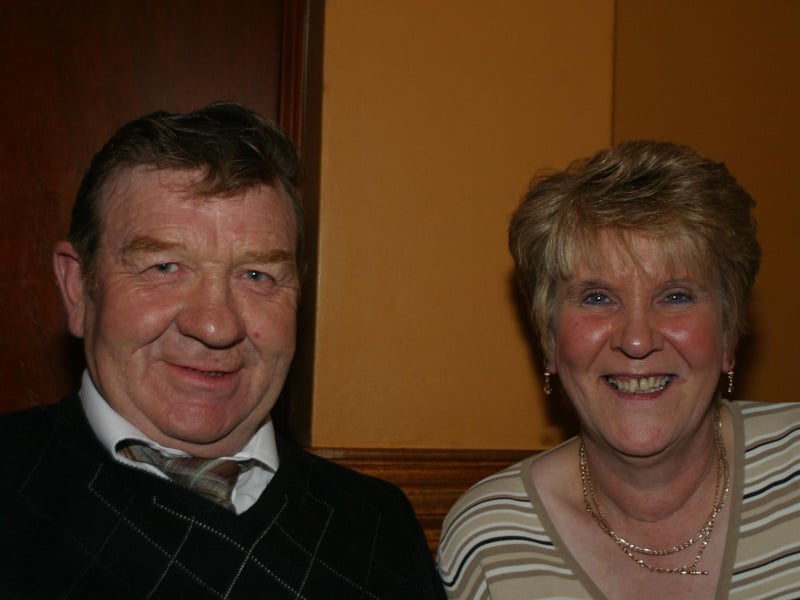 Noel McKeegan pictured with his wife Violet 251 dd : .