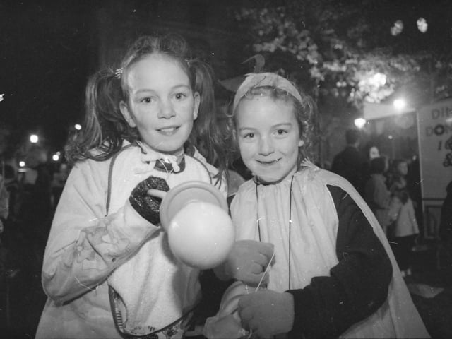 Derry folk all dressed up and partying like it was 1999 on Hallowe'en.