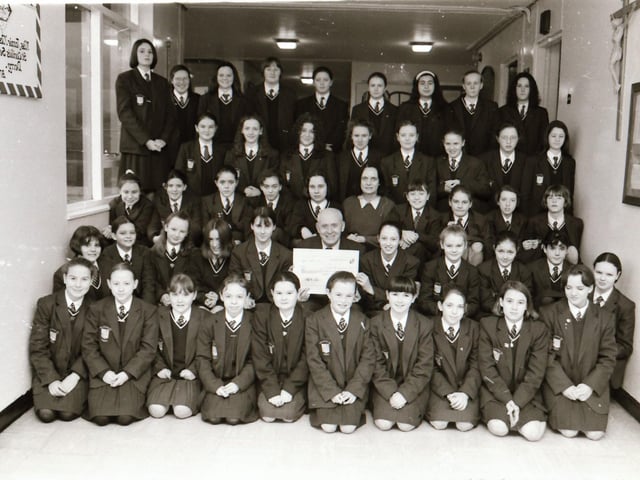 A St Cecilia's Class back in 1995.