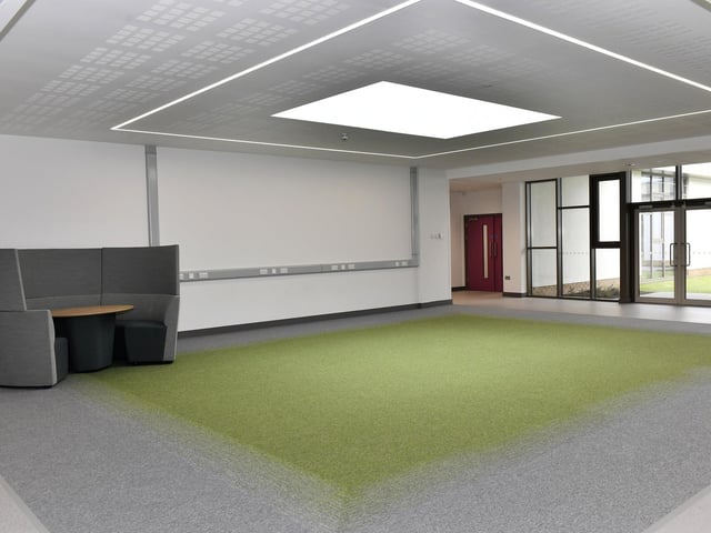 Quiet area at the newly opened Ardnashee School and College Northland Academy, on Northland Road, on Monday morning. Photo: George Sweeney