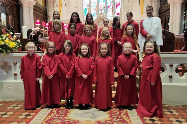 The St. Columb's Cathedral Girls' Choir.