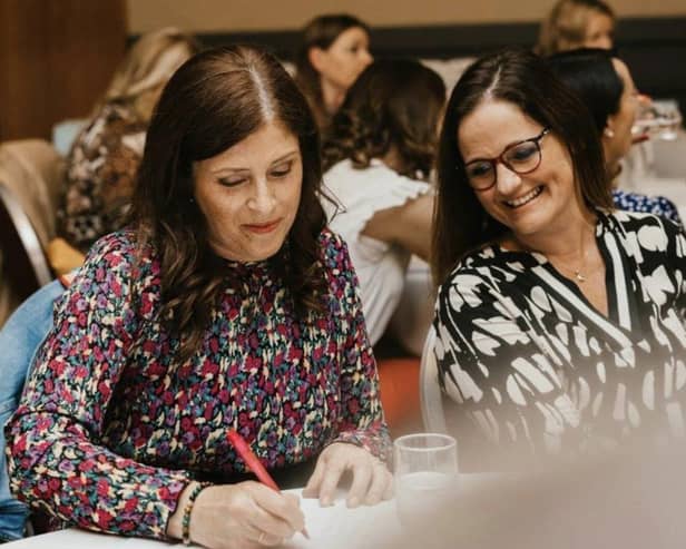 Retail banking and admin experts Roisin McAteer and Maria McLaughlin.