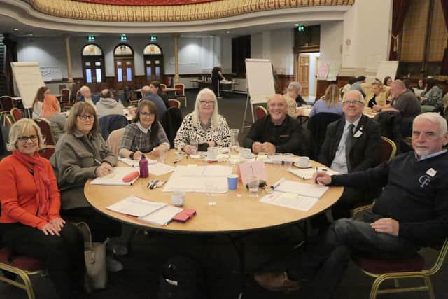 Participants in the Voice Matters project, overseen by peacebuilding charity Co-operation Ireland.