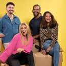 Sort Your Life Out with Stacey Solomon is back on TV, inspiring consumers to search out savvy space saving ideas and cleaning hack. Left to right: Iwan Carrington, Stacey Solomon, Rob Bent, and Dilly Carter