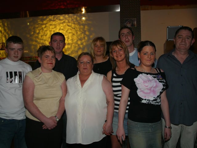 Party celebrations back in April 2004.