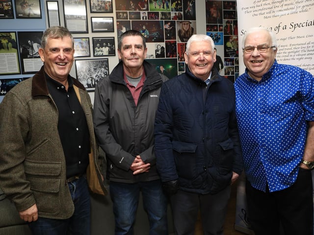 Promoters from left, are Martin Mullan, John Gill, Willie Deery and Joe McLaughlin.  (Photo - Tom Heaney, nwpresspics)
