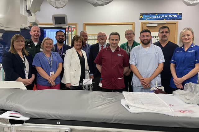 Cardiology Team at Altnagelvin celebrating the 10th Anniversary of the PPCI service saving and treated thousands of heart attack patients.