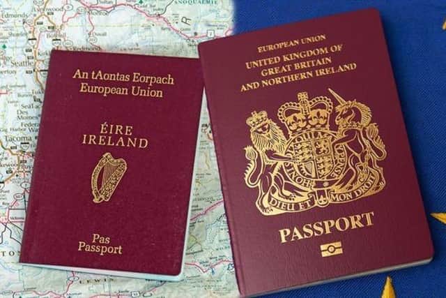 British and Irish passports.
