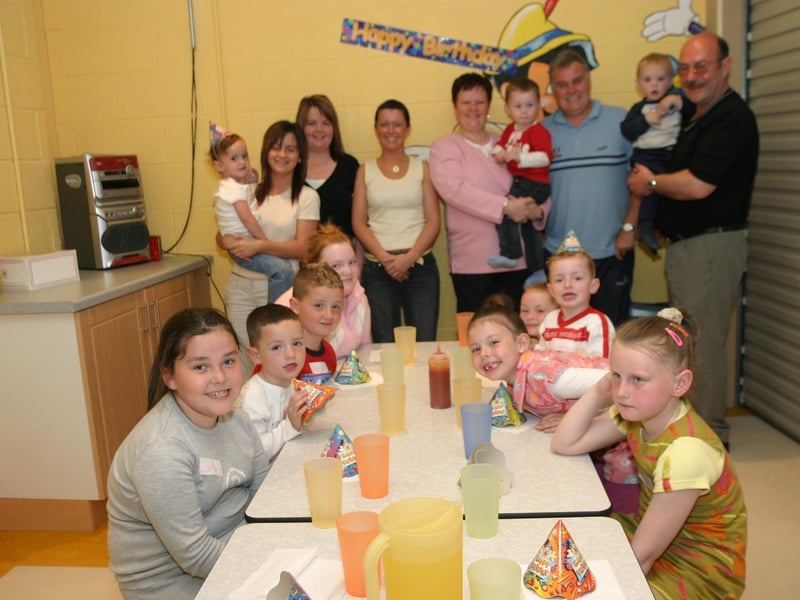 Birthday celebrations for Christopher McCay.
