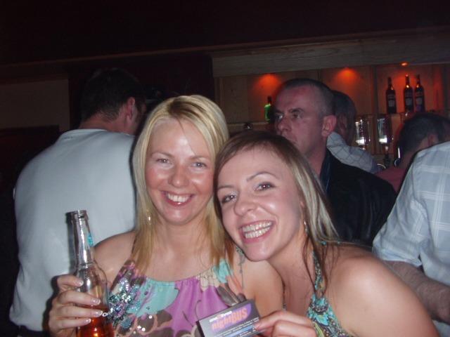 OLYMPUS DIGITAL CAMERA : Enjoying a night out in Derry city centre and catching the Ulsterbus nightbus home back in April 2005.
