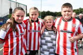 Pictured at the Derry City Meet & Greet held at the Brandywell as part of the Gasyard Feile were Allie Gallagher, Emma Reid, Ethan Coyle and Alfie Ramsey.