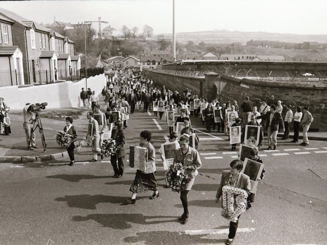 Easter commemoration in Derry.