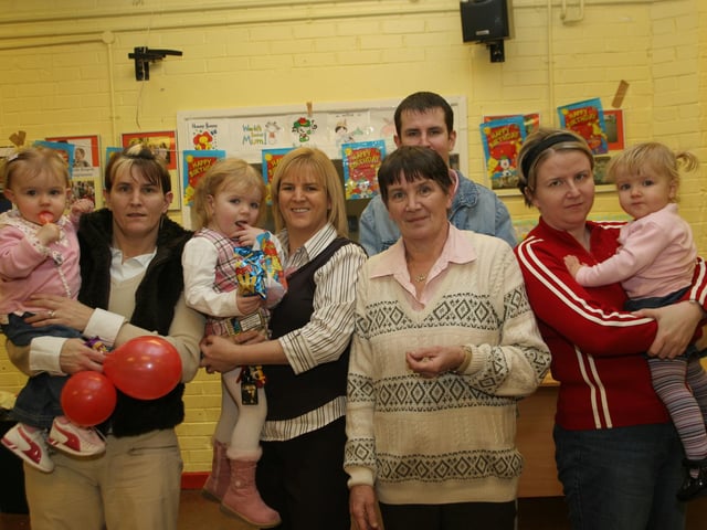 Brogan's first birthday party back in 2005.