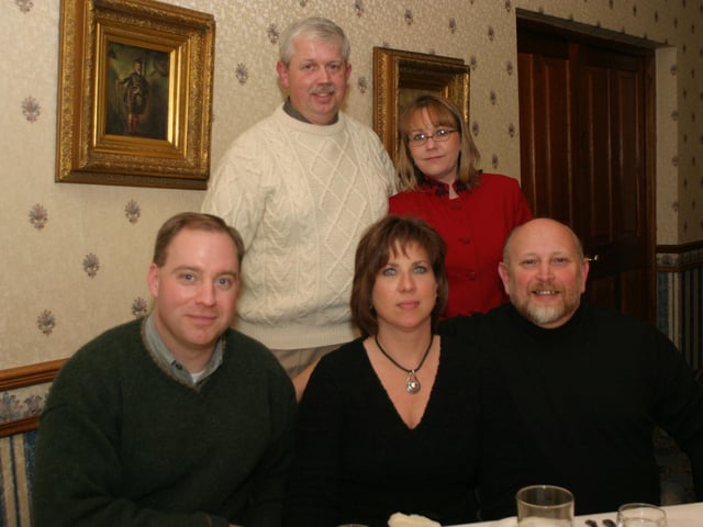 Pictures of Derry people partying in November 2003
