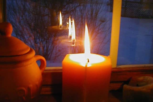 Just weeks after the solstice the night would have been pitch and no candle or fire would have been able to survive the gales.