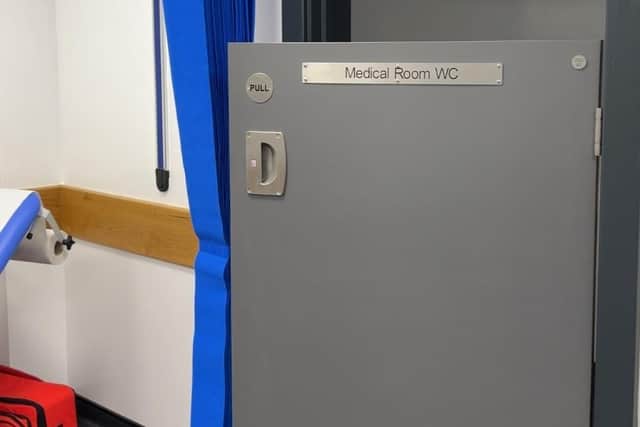 The medical room used by Custody Nurse Practitioners