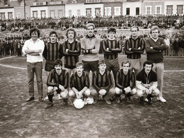 The F.A. finals at Bull Park back in August 1984.