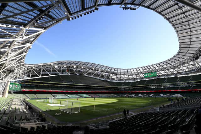 Landsdowne Road. The Chief Executive of the Football Association of Ireland, Jonathan Hill, is to step down.