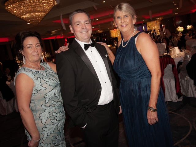 Stephen Twells, Foyle Search and Rescue with Sandra O'Doherty and Olive McEleney.