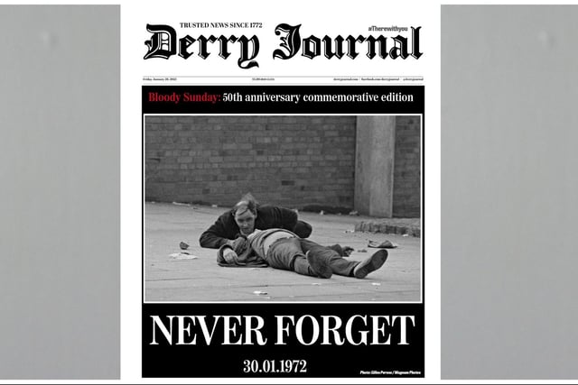 The Derry Journal special edition marking the 50th anniversary.