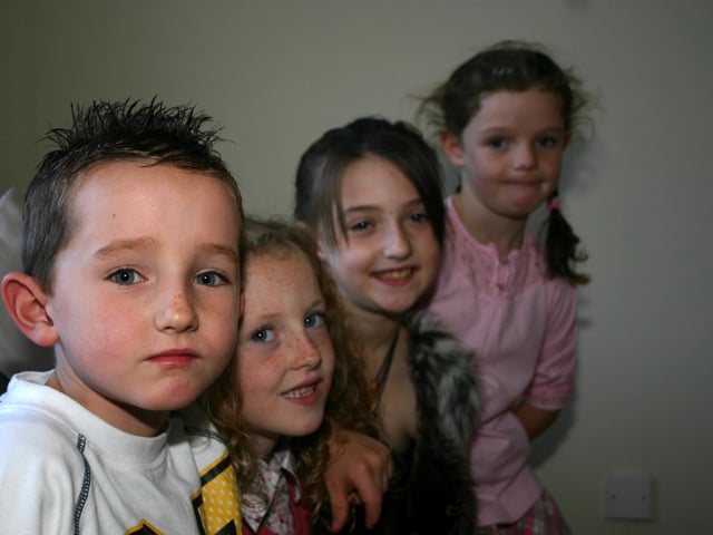Having a good time at the birthday party are Andy, Tori, Orla and Mary 9339dd : Derry Parties & Celebrations October 2005: Tori McCauley.