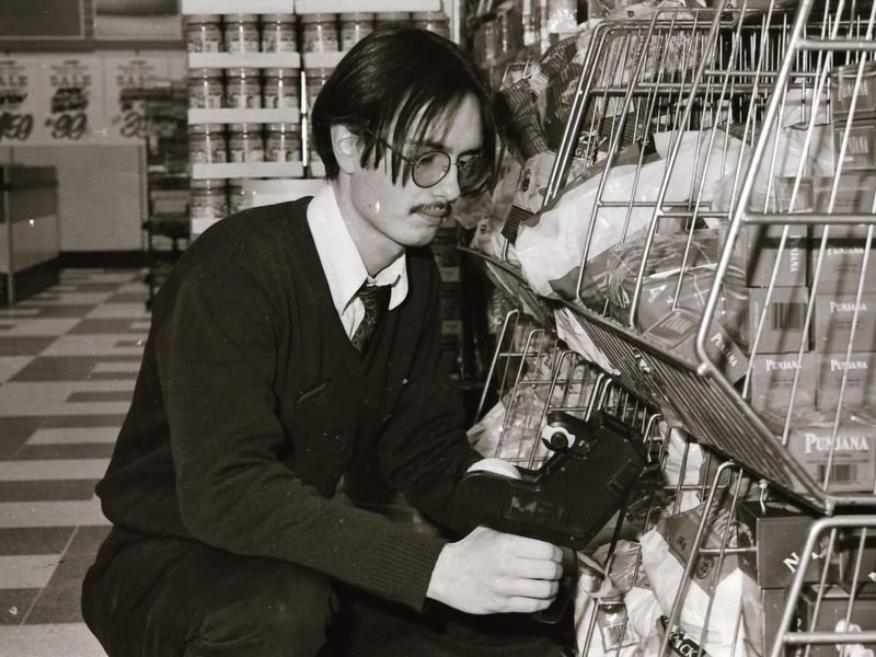 Dunnes Stores staff in the Richmond Centre back in 1993.